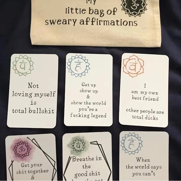 NWT Little Bag of "Sweary" Affirmations To Make Your Day! (16 Pieces) - Picture 4 of 7